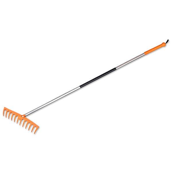 Граблі пластикові Bradas TQ 12 зубців з алюмінієвим черенком (TQ-G12TA)