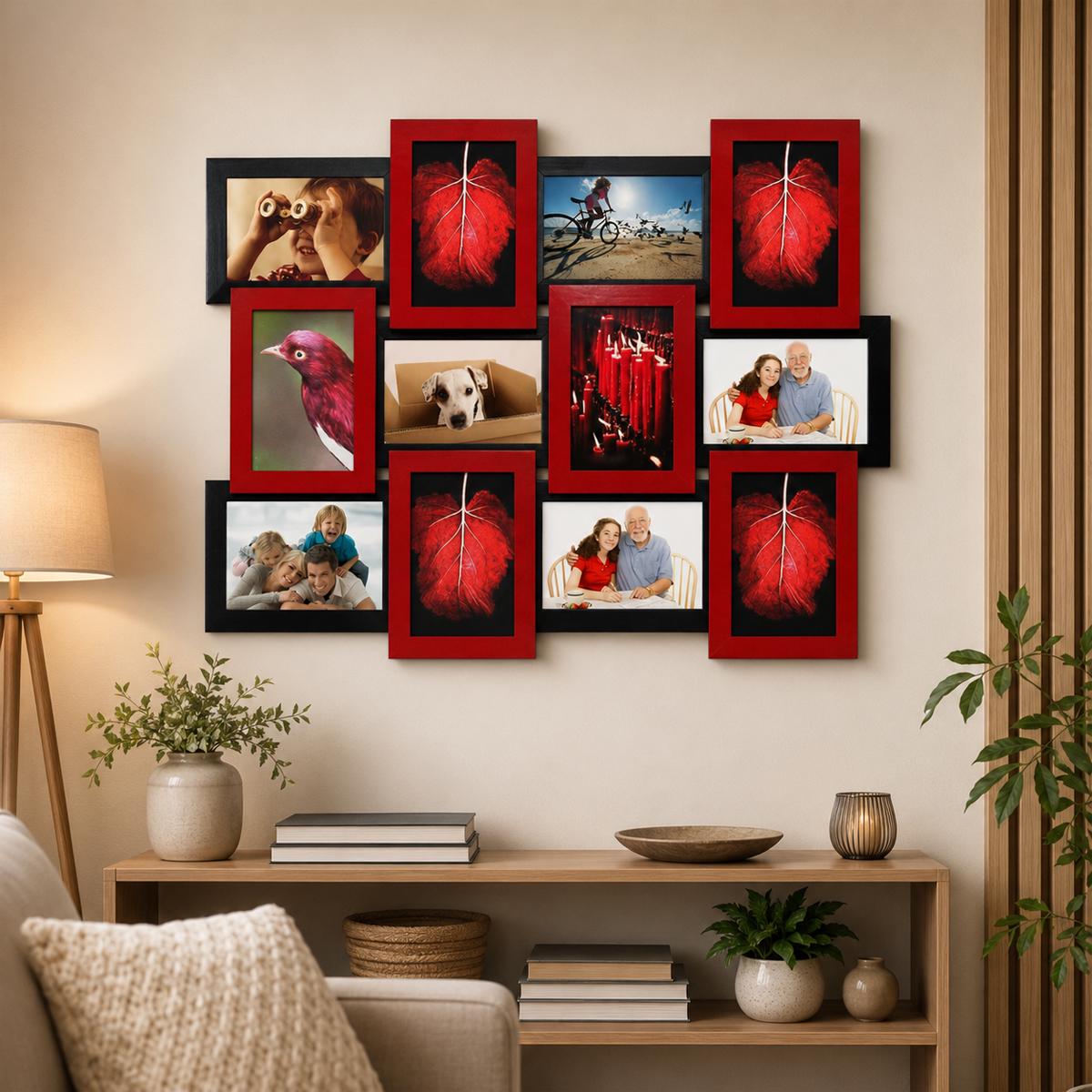 Мультирамка деревянная для 12 фото RNK Collage 12-RB 10x15 см