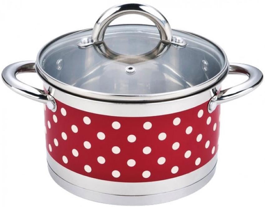 Кастрюля нержавеющая Bohmann с крышкой 26 см 7,7 л (BH-7626-26)