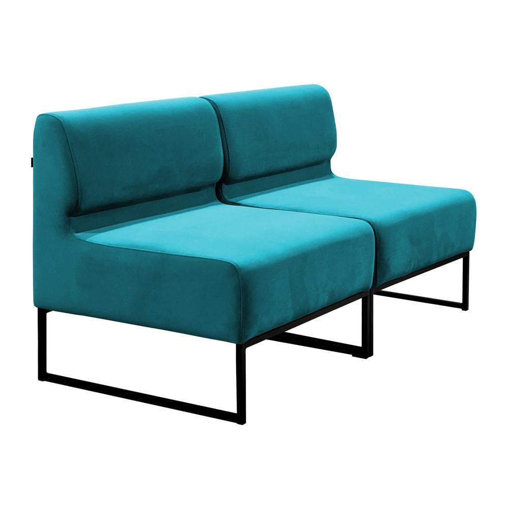 Диван модульний Lounge зі спинкою 154х77х83 см Ocean Blue (rich_sofa_00426)