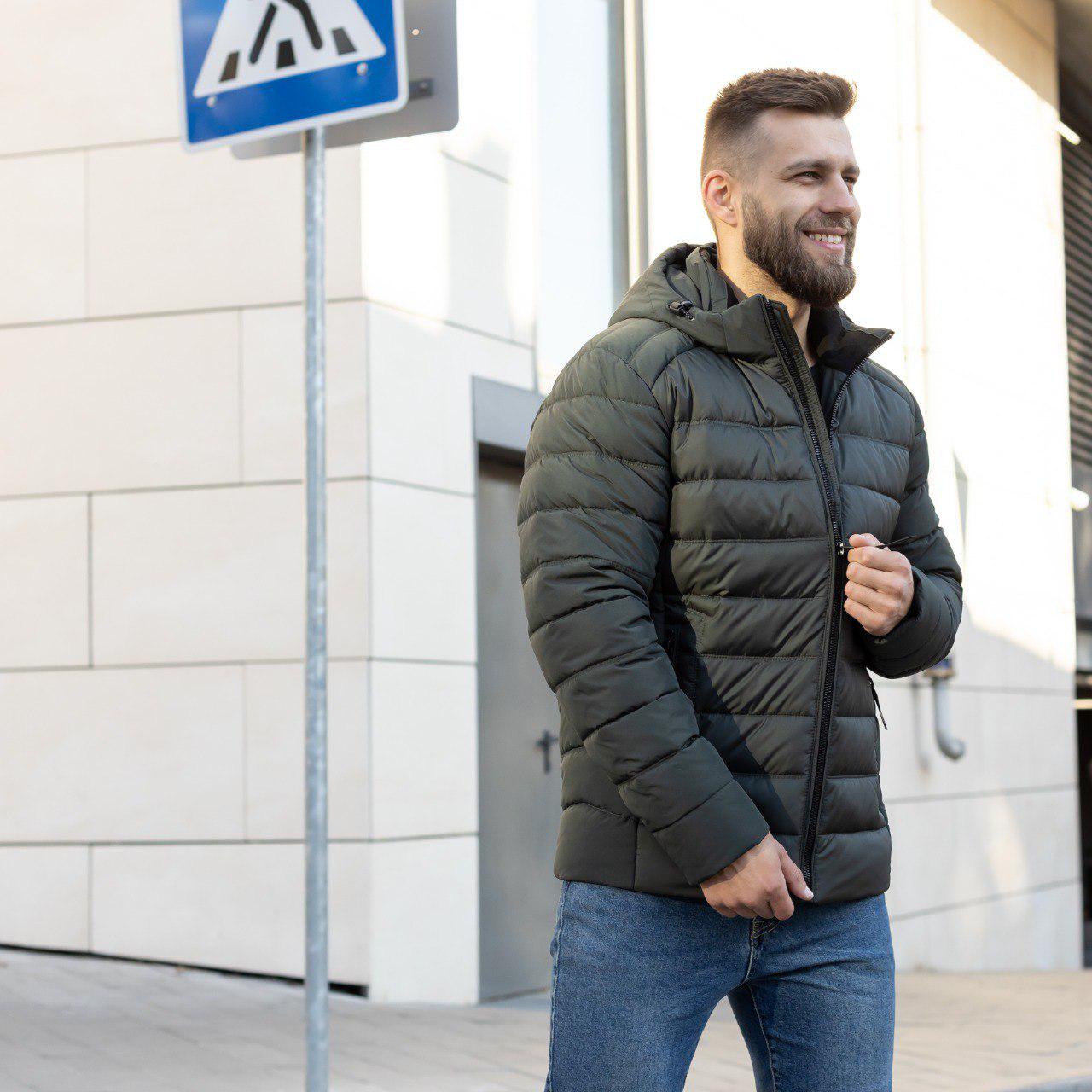 Куртка чоловіча зимова Vavalon 24-V р. 52 Хакі (29115930) - фото 4 Куртка чоловіча зимова Vavalon 24-V р. 52 Хакі (29115930) - фото 4