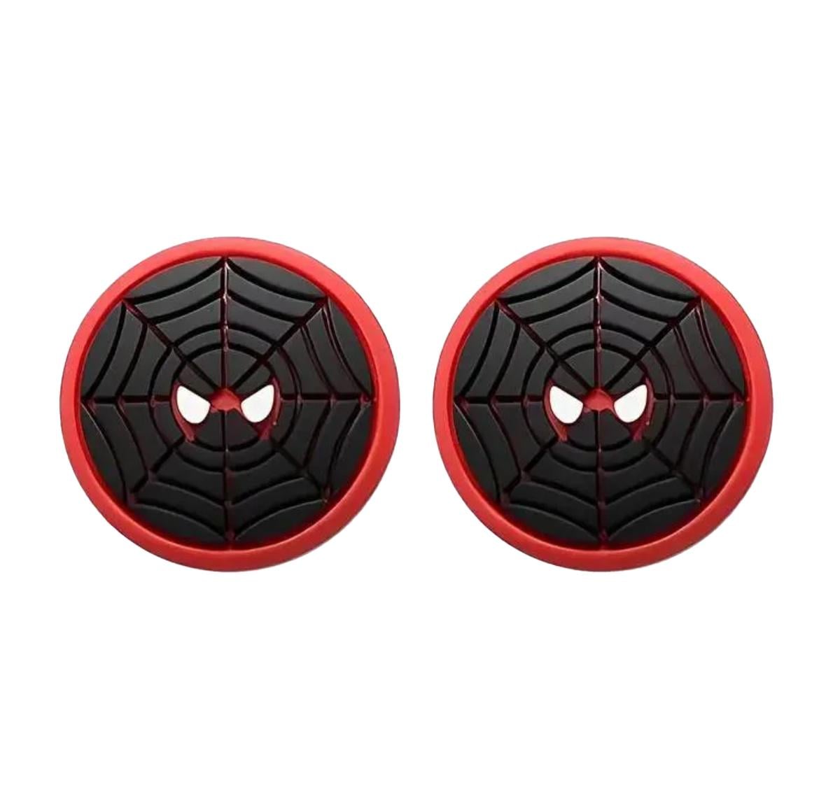 Наклейки силиконовые Rondaful для геймпадов Ps5/Ps4/Xbox/Switch Pro 2 шт. Spiderman Black/Red Наклейки силиконовые Rondaful для геймпадов Ps5/Ps4/Xbox/Switch Pro 2 шт. Spiderman Black/Red