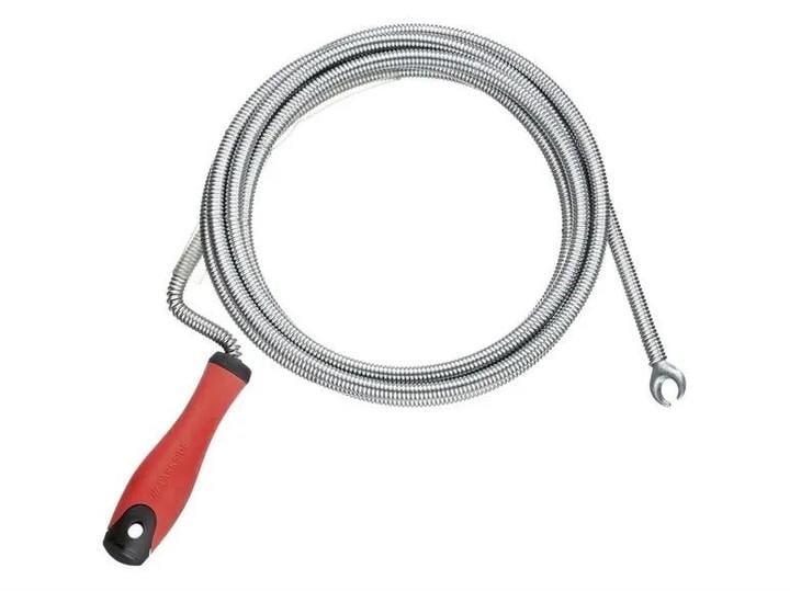 Трос для прочистки труб с ручкой механический 3 м х 9 мм