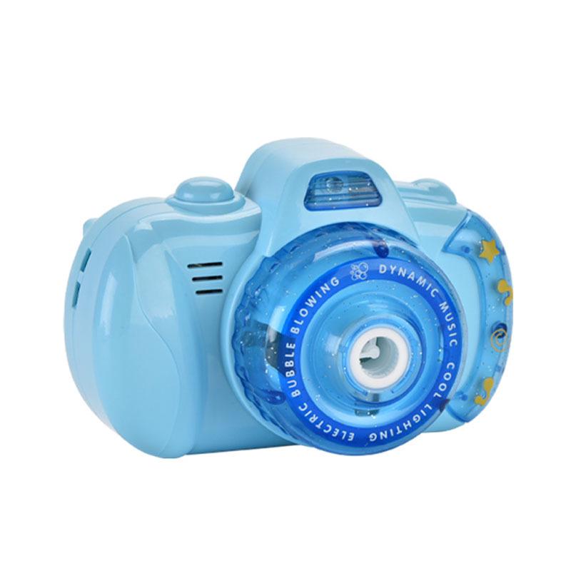 Дитячий фотоапарат генератор для мильних бульбашок Bubble Camera Блакитний