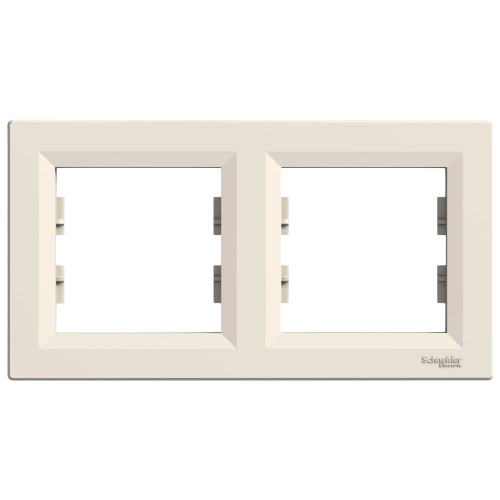 Рамка двухместная горизонтальная Schneider Electric Asfora IP20 (EPH5800223)