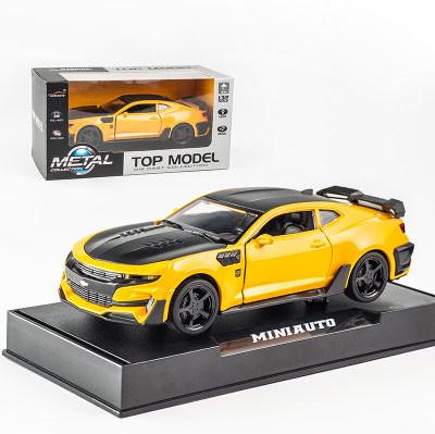 Игрушечная машинка Chevrolet Camaro со светящимися фарами и звуковыми эффектами мотора маштаб 1:32 (VA-1130901395)