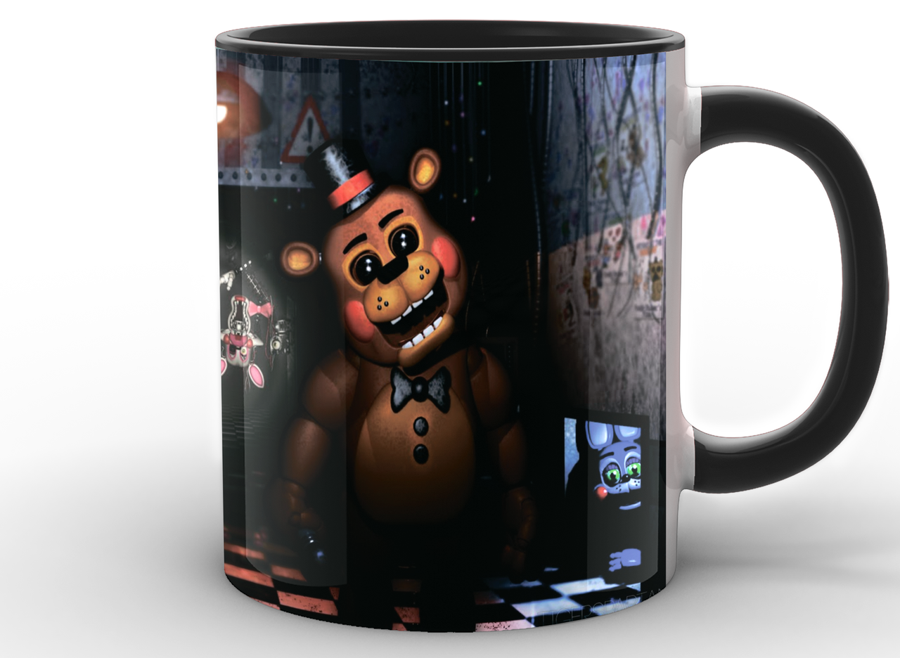 Кружка Five Nights At Freddys постер 330 мл Черная (FN.02.032 )