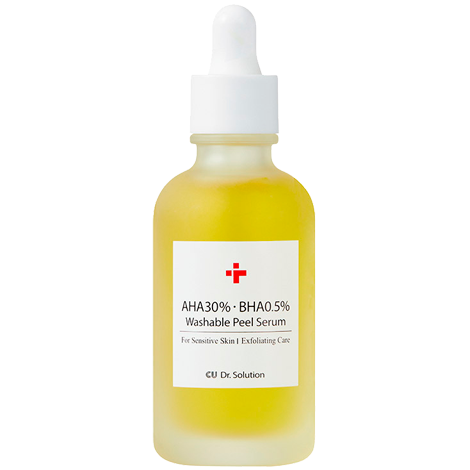 Пилинг-сыворотка кислотная Cuskin Dr.Solution AHA 30% BHA 0,5% Washable Peel Serum 50 мл (225009)