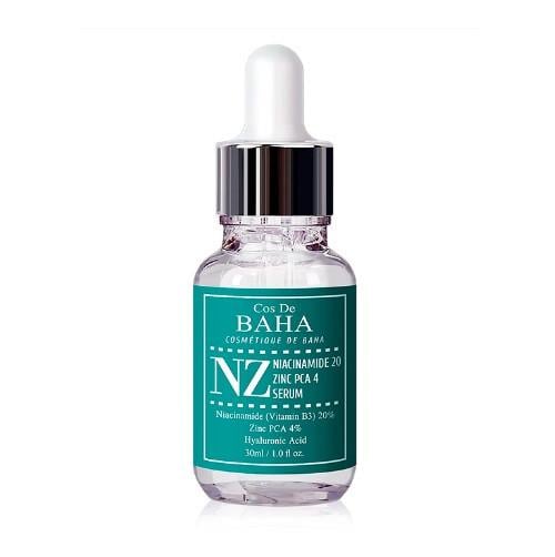 Сыворотка для лица с ниацинамидом и цинком Cos de BAHA NZ Niacinamide 20 Zinc PCA 4 Serum 30 мл (2594832185)