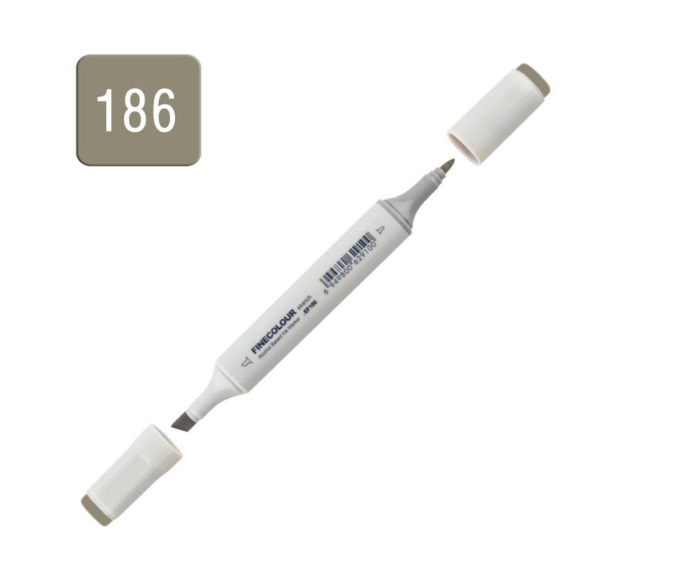 Маркер спиртовий Finecolour Sketchmarker 186 BSDSG186 Сірий (EF100-186) - фото 2