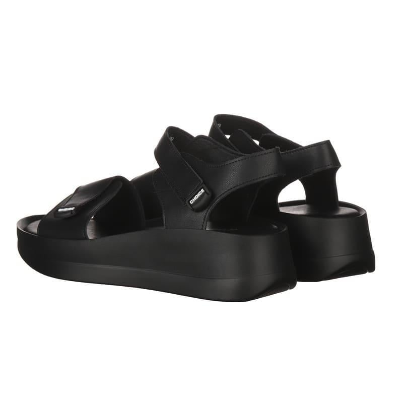 Босоножки женские Hengji G23-1 кожаные р. 41 Черный (30029) - фото 2 Босоножки женские Hengji G23-1 кожаные р. 41 Черный (30029) - фото 2