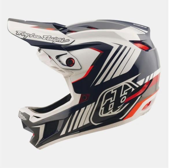 Велошлем TLD D4 POLYACRYLITE HELMET QUALIFER M Blue/White (174559013)