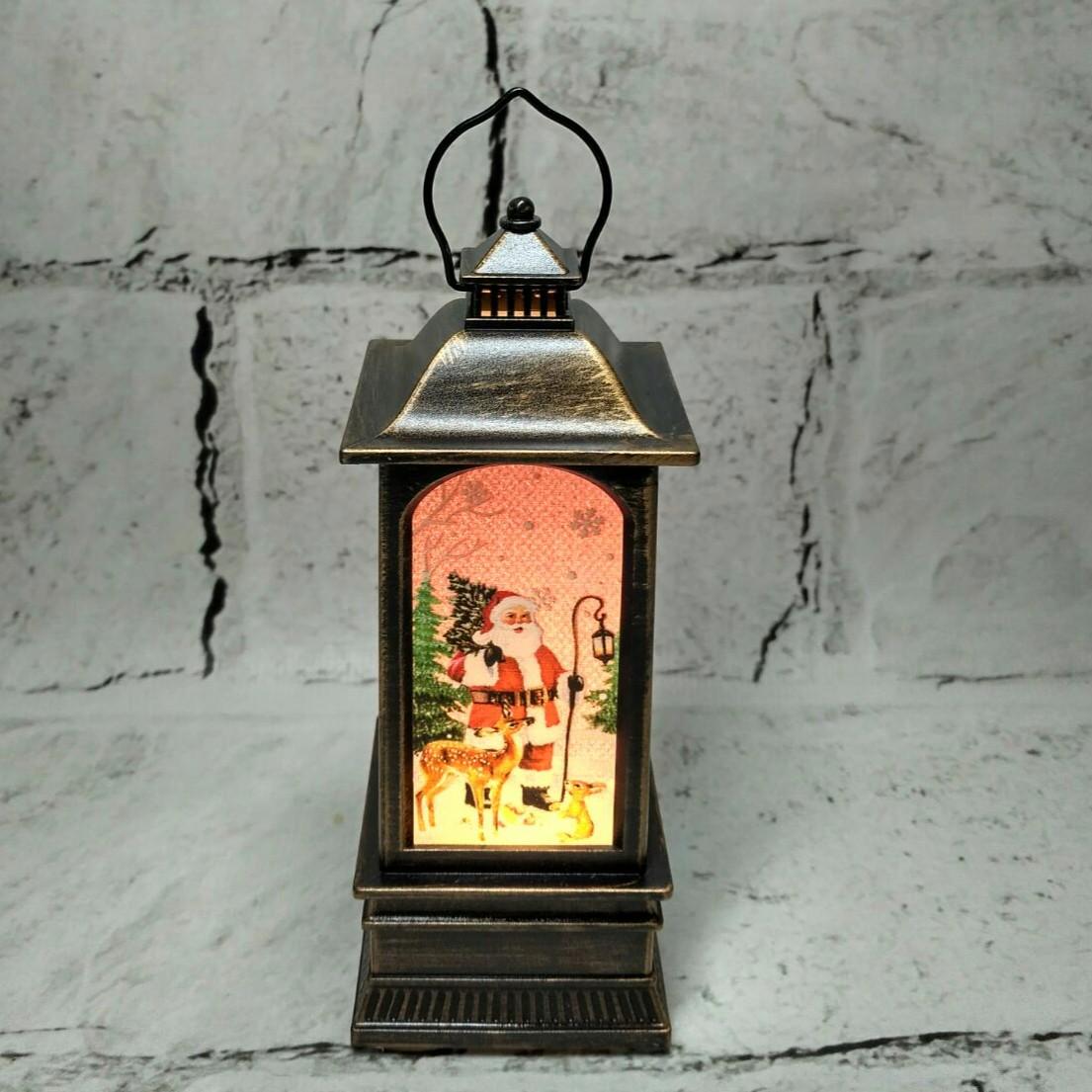 Фонарик ночник LED Новогодний Рождественский Ретро Санта 12х4 см Бронзовый (MA25-7-1) Фонарик ночник LED Новогодний Рождественский Ретро Санта 12х4 см Бронзовый (MA25-7-1)