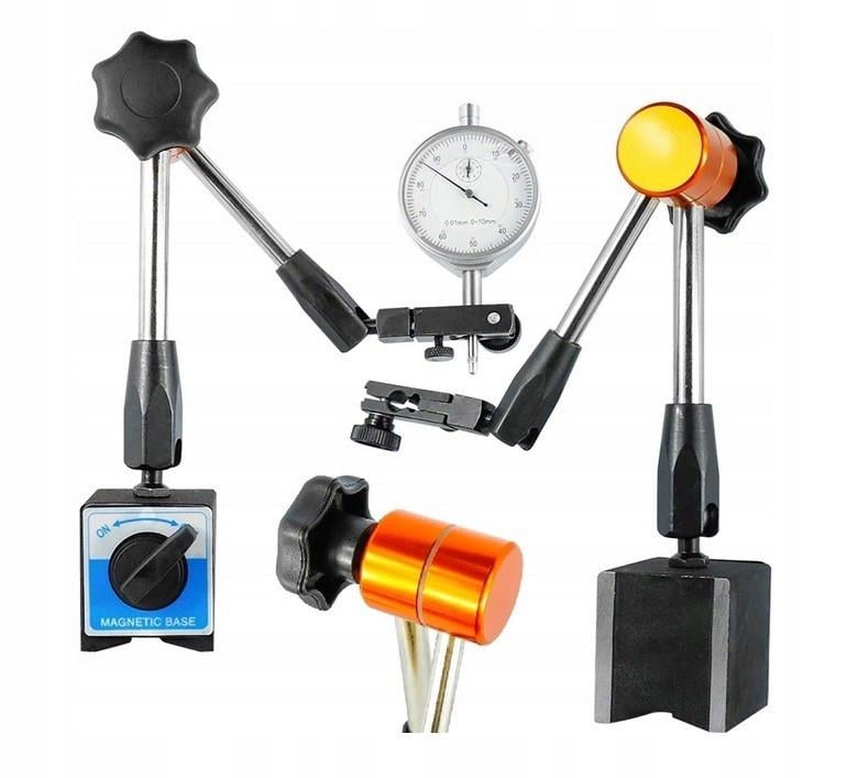 Индикатор стрелочного типа со стойкой на магнитном держателе Silver S11602