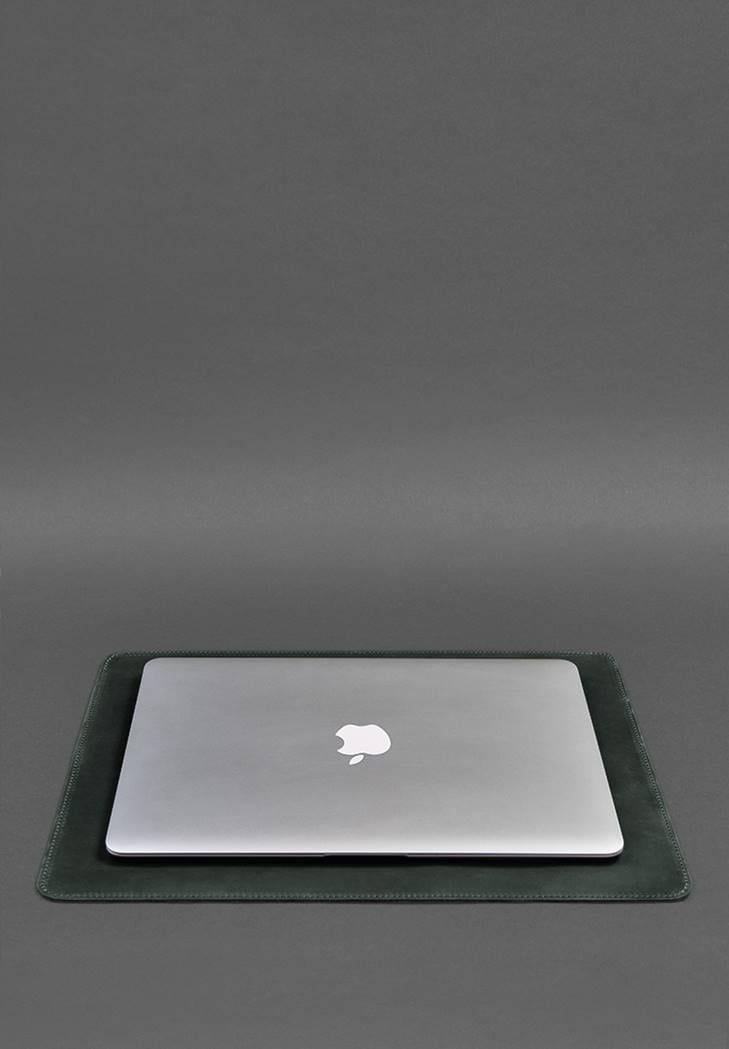 Набор для рабочего стола из натуральной кожи 1.0 Crazy Horse Зеленый (A-027507) - фото 4 Набор для рабочего стола из натуральной кожи 1.0 Crazy Horse Зеленый (A-027507) - фото 4