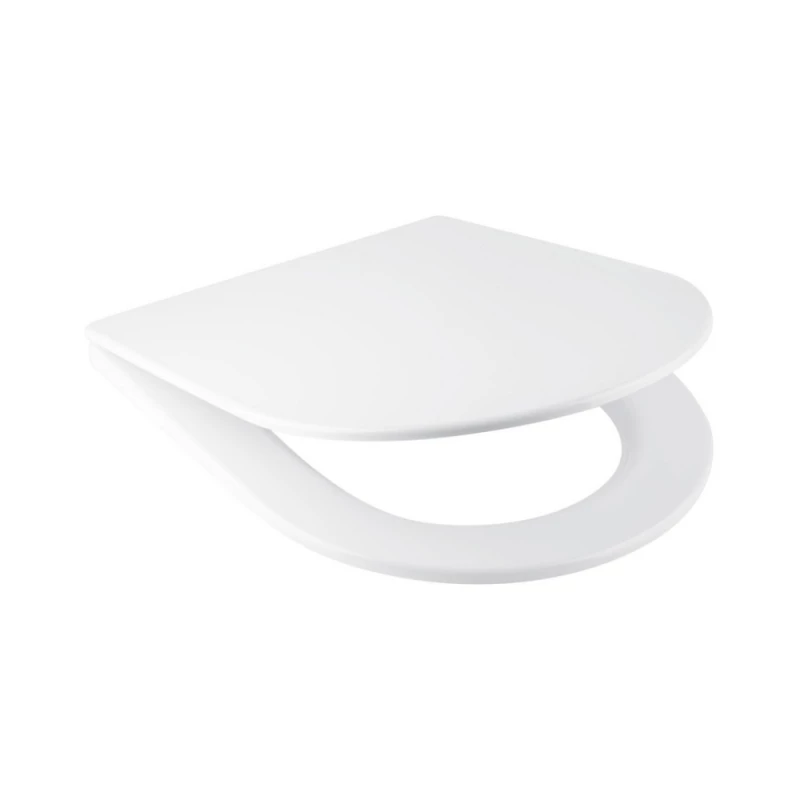 Сиденье для унитаза Qtap Swan Jay с крышкой и микролифтом Slim QT1699SC5176W (30368154)