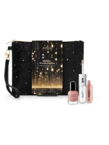 Подарунковий набір косметики Kiko Milano Holiday Wonderlights Forever Together Makeup Gift Set 01 помада 130/лак 016 (23332562)