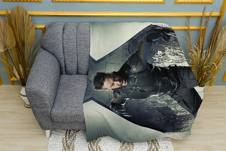 Плед Wolverine In armor Marvel плюш двухслойный 150х210 см (113426-3)