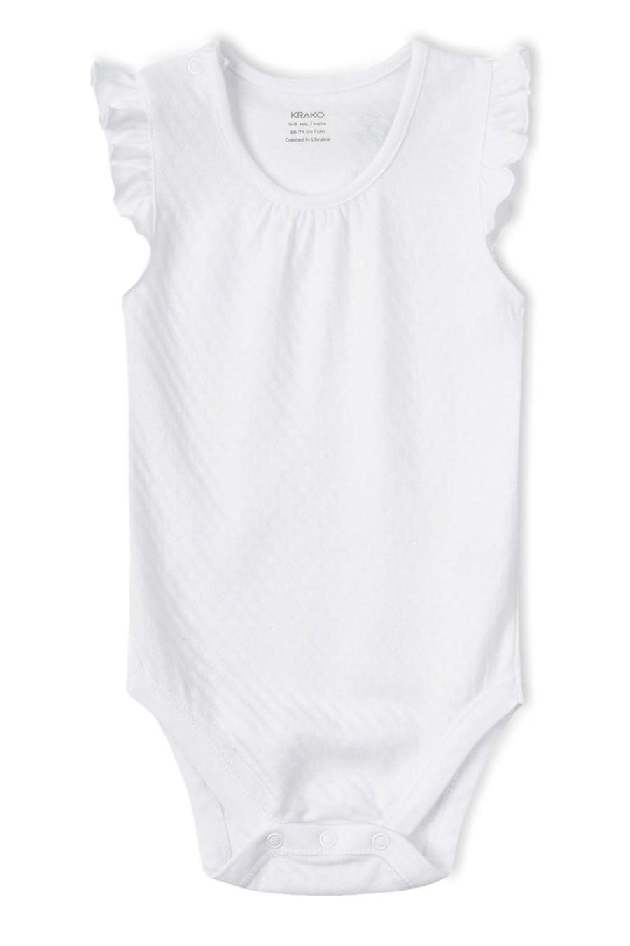 Боди KRAKO 50-56 см Белый (77404)