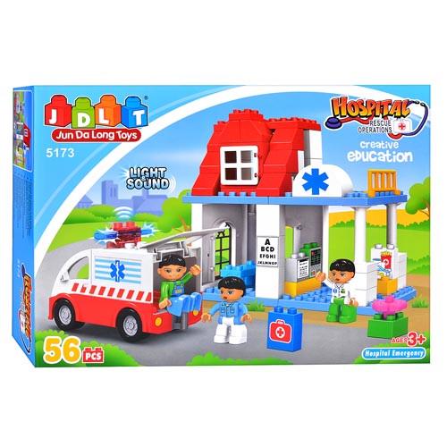 Конструктор JDLT Пункт скорой помощи 56 дет. (5173)