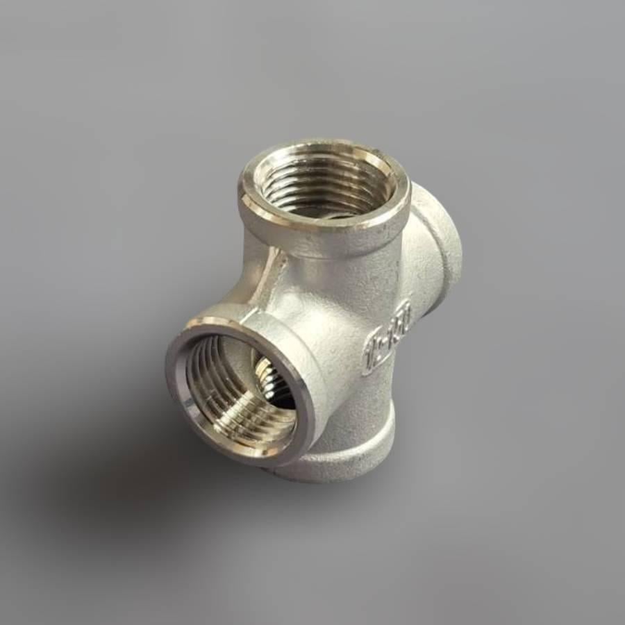 Крестовина DN15 ВР BSPP равнопроходная н/ж сталь AISI304 Class 150 1/2" (29203281) - фото 13 Крестовина DN15 ВР BSPP равнопроходная н/ж сталь AISI304 Class 150 1/2" (29203281) - фото 13