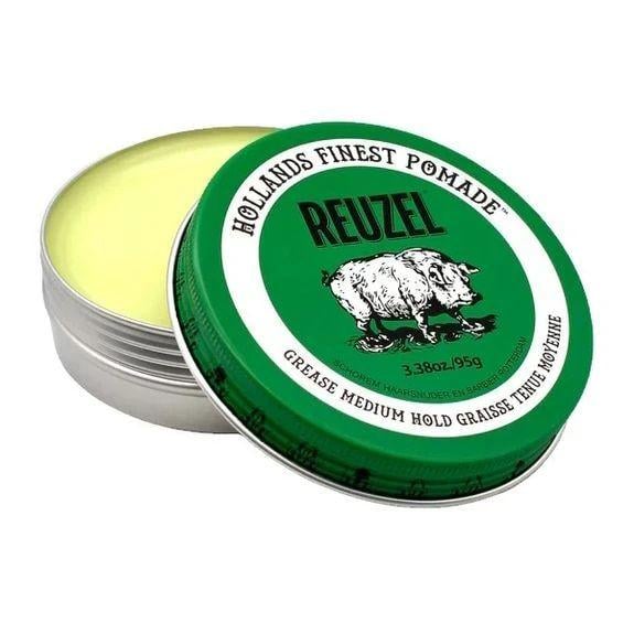 Помада для волосся REUZEL Green Pomade Grease 95 г (850047821980) Помада для волосся REUZEL Green Pomade Grease 95 г (850047821980)