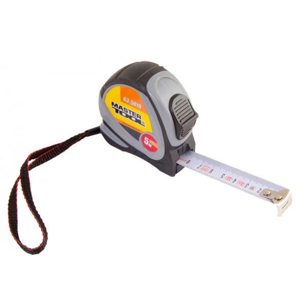 Рулетка Mastertool GM із фіксатором полотна 5 мх19 мм (13474)