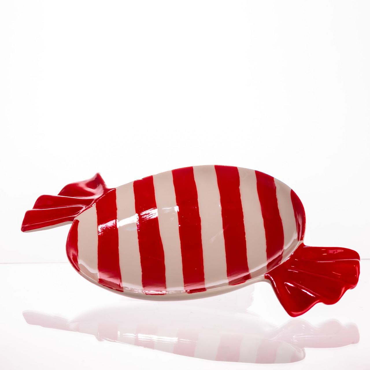 Тарелка фарфоровая в форме конфеты 15,5 см (CR-1-25)