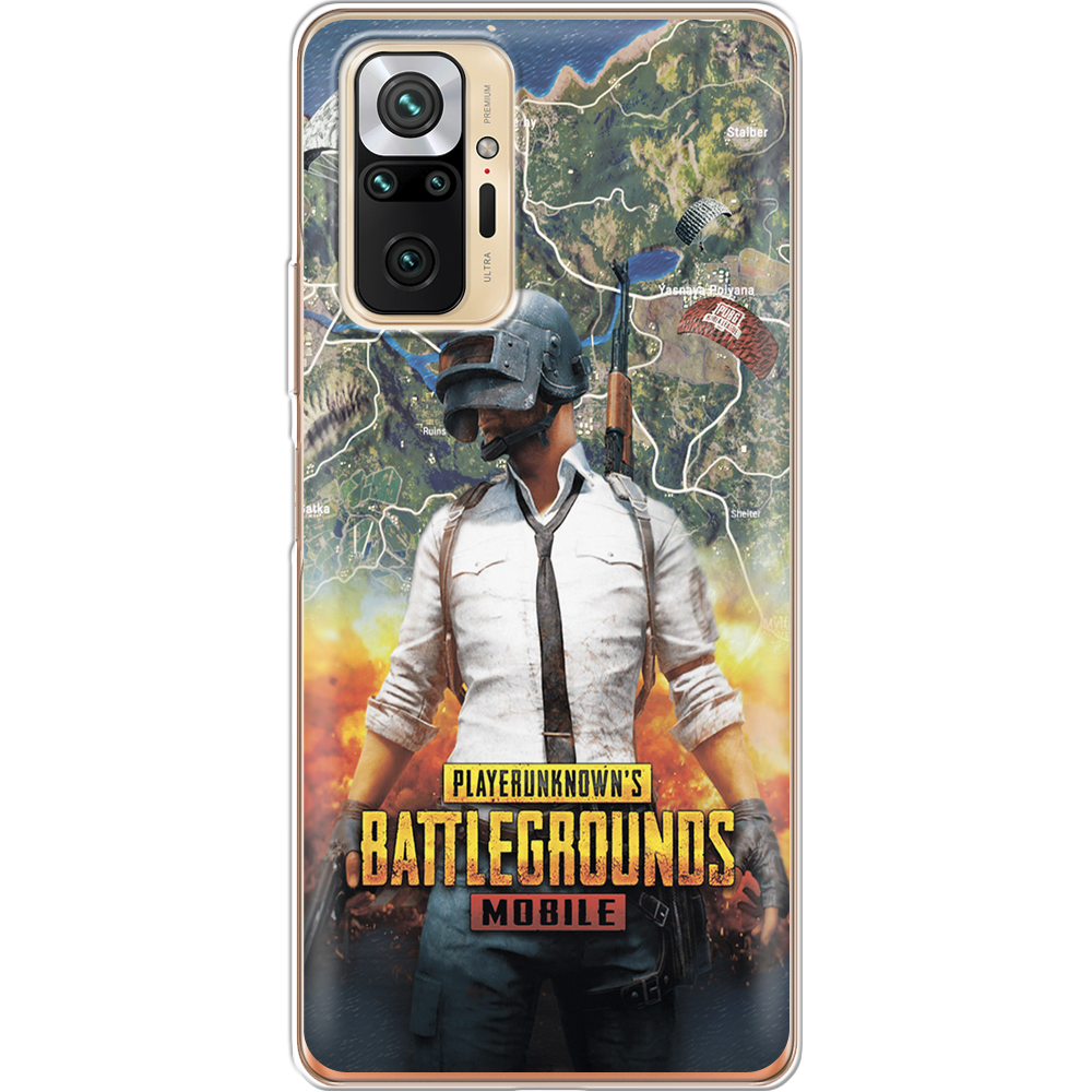 Чохол BoxFace Xiaomi Redmi Note 10 Pro PUBG Mobile Прозорий силікон (42053-up2309-42053)