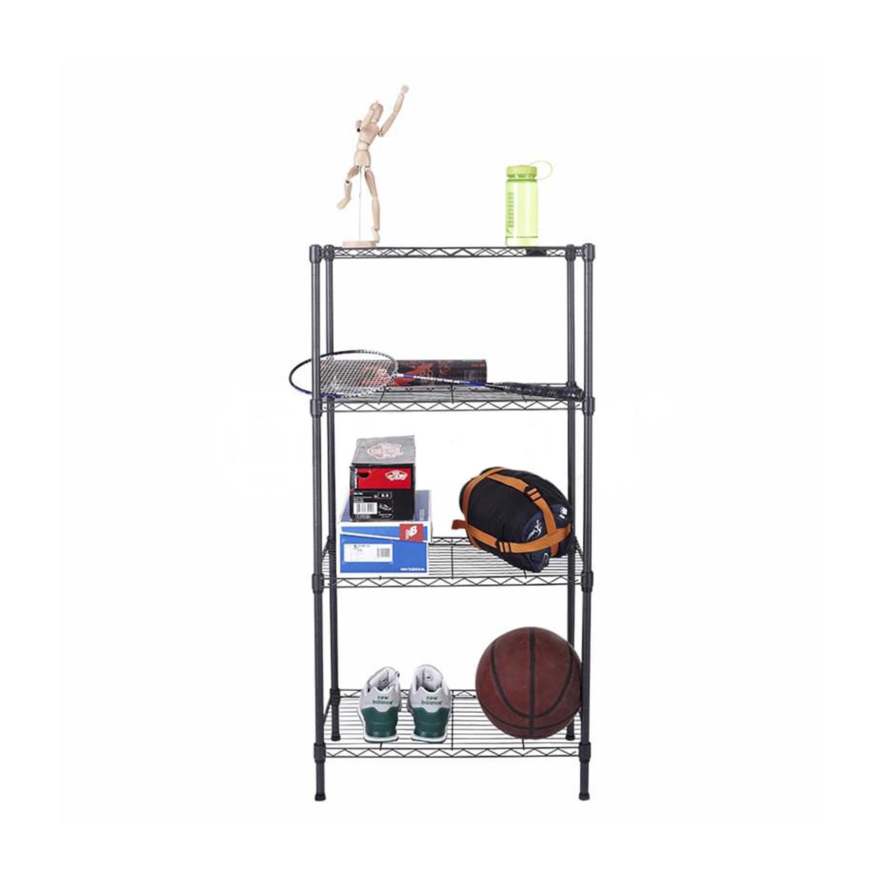 Стеллаж металлический 4 полки 90х35х120 см (3000000003) - фото 4 Стеллаж металлический 4 полки 90х35х120 см (3000000003) - фото 4