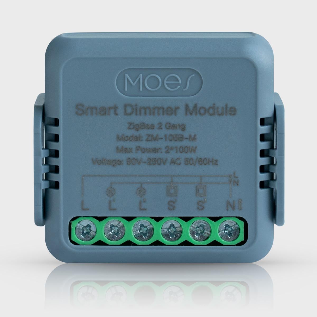 Дымер двухканальный Tuya Zigbee Moes Дымер двухканальный Tuya Zigbee Moes