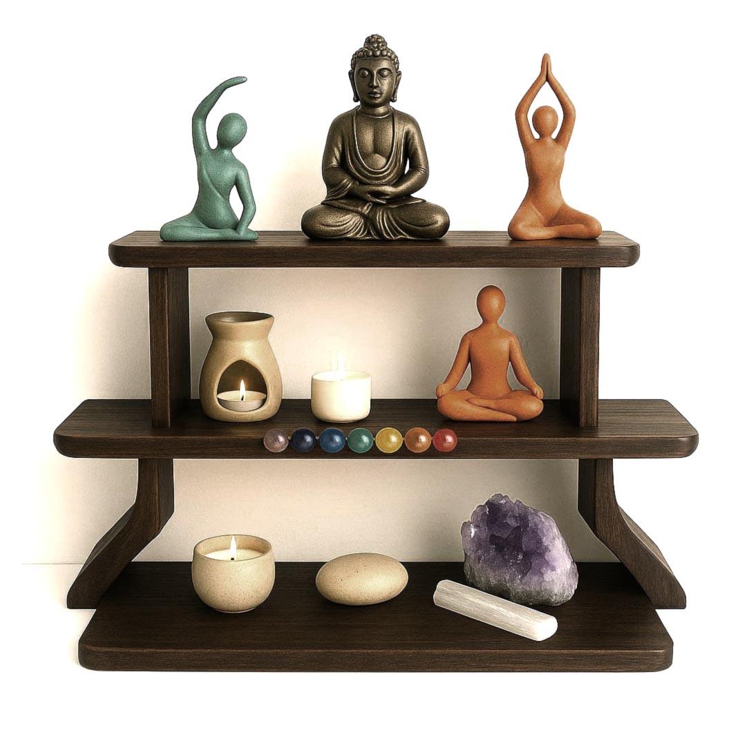 Алтарь для медитации из дерева Даравел Мокко (ЛАТ-017010)