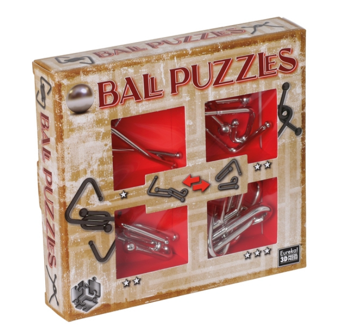 Набір металевих головоломок Ball Puzzles Red