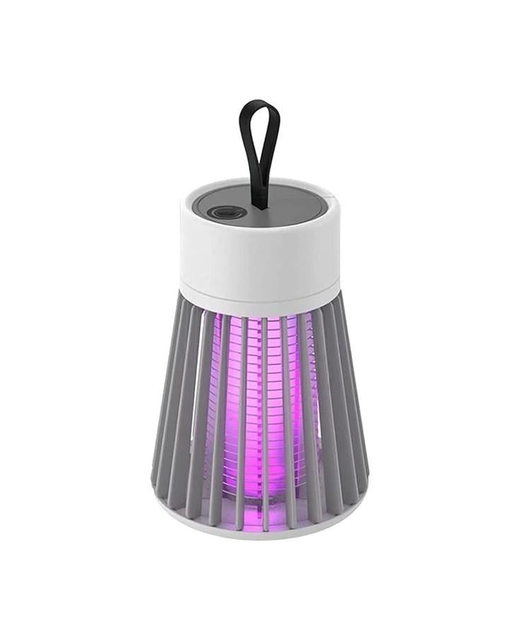 Ловушка от насекомых Mosquito killing Lamp YG-002 аккумуляторная с LED подсветкой и USB-зарядкой Серый