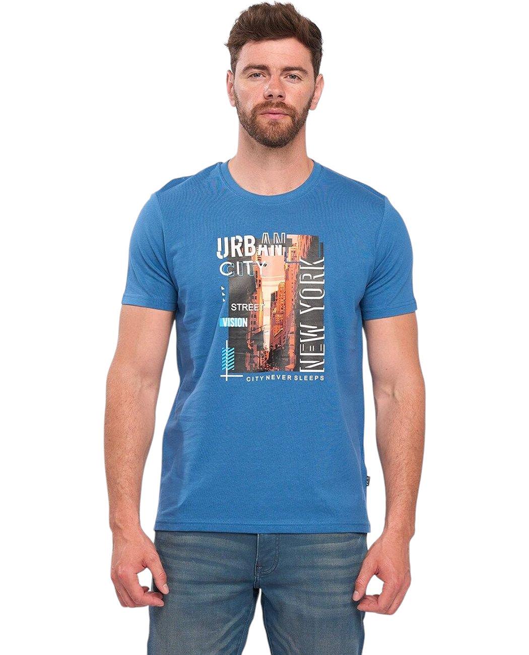 Футболка мужская Kenvelo 10106144.327 XXL Синий (5942723052353)