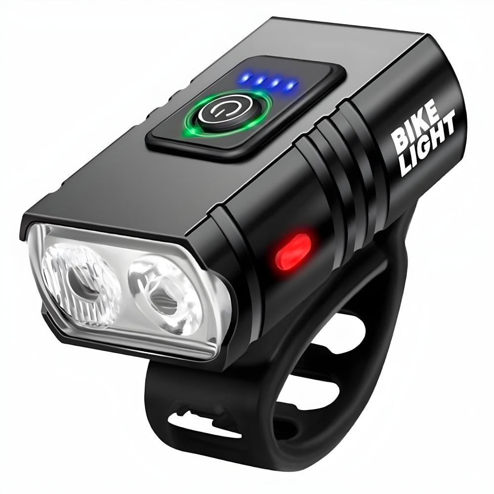 Комплект аккумуляторных велосипедных фонарей с USB-зарядкой (1015-721-00)