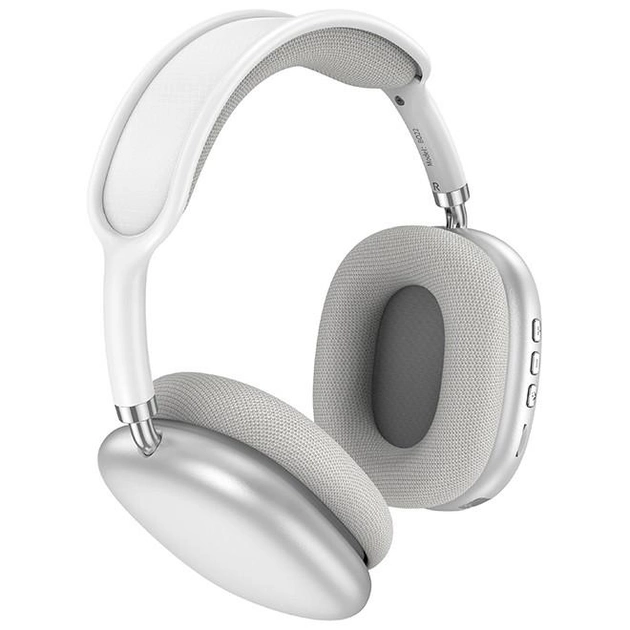 Беспроводные накладные наушники Borofone BO22 Elegant BT headphones Silver (6941991101694) Беспроводные накладные наушники Borofone BO22 Elegant BT headphones Silver (6941991101694)