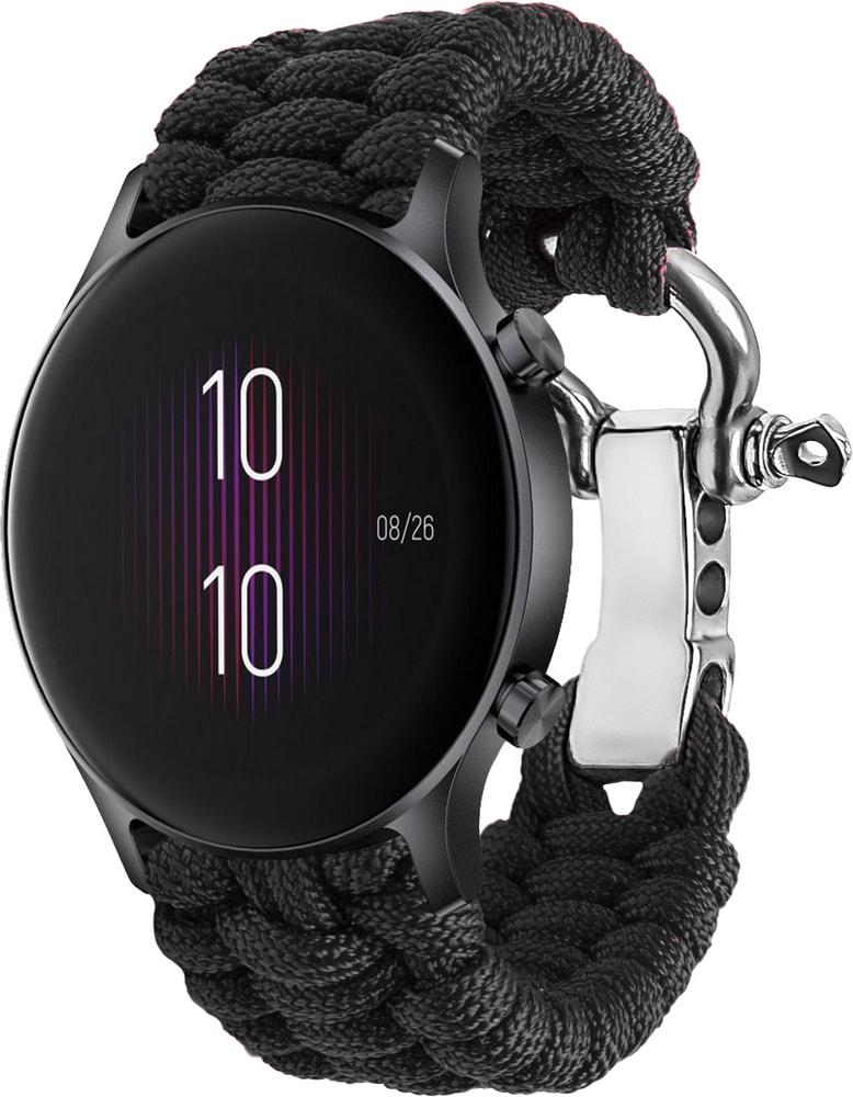 Ремінець з Паракорду Ruper для Haylou LS04 (RS3) 22mm Black (30820-2B)