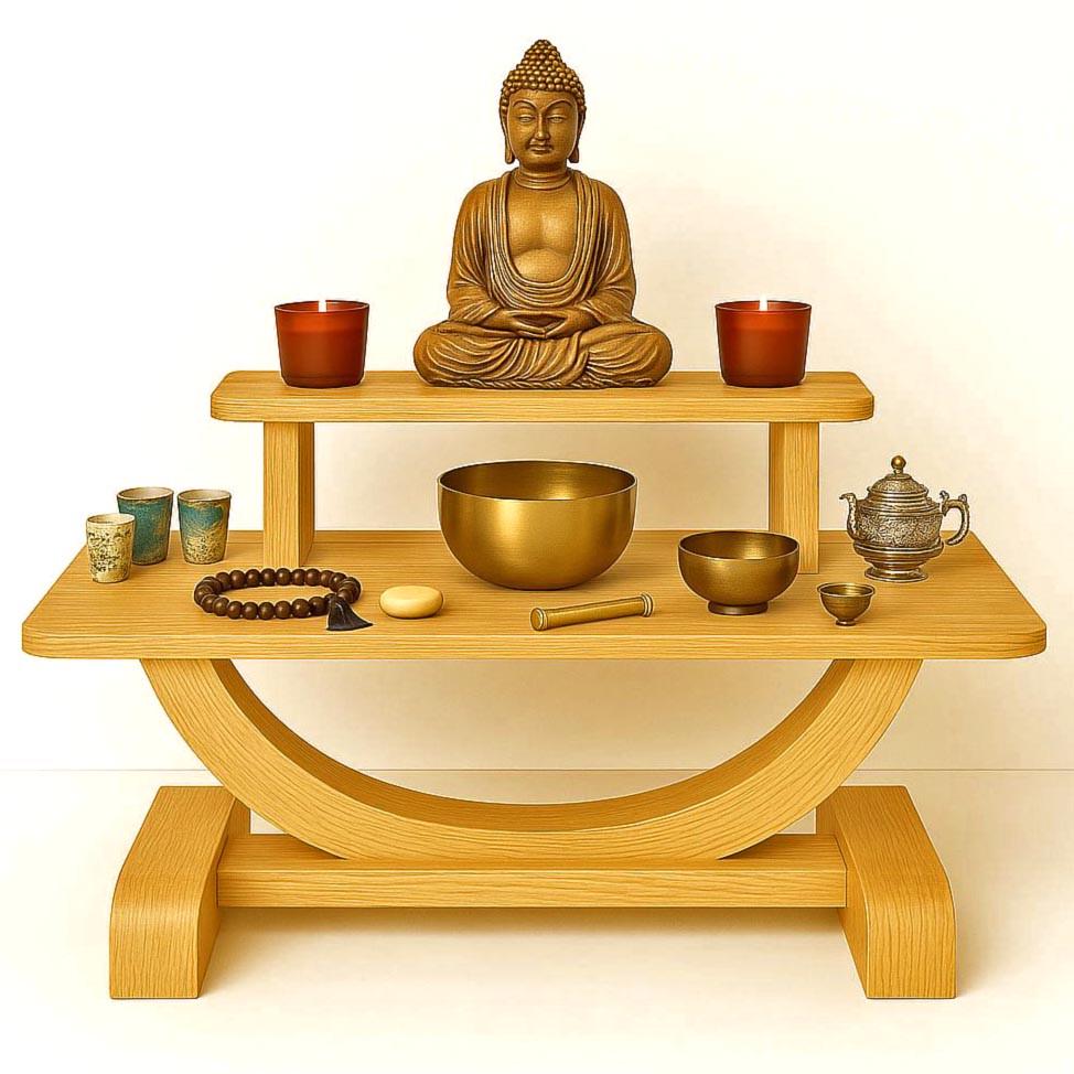 Алтарь для медитации из дерева Пареви Карри (ЛАТ-009603)