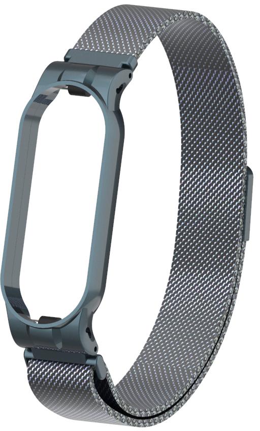 Ремінець Міланська петля Milano Tech для Mi Band 5 Graphite (15943-40) - фото 1