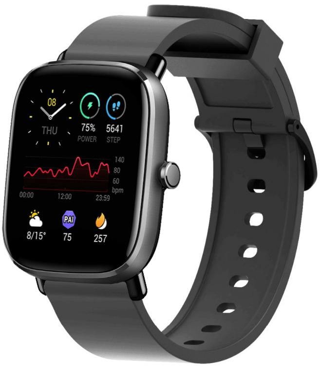 Ремешок силиконовый Like для Amazfit GTS 2 mini Black (20094) - фото 1 Ремешок силиконовый Like для Amazfit GTS 2 mini Black (20094) - фото 1