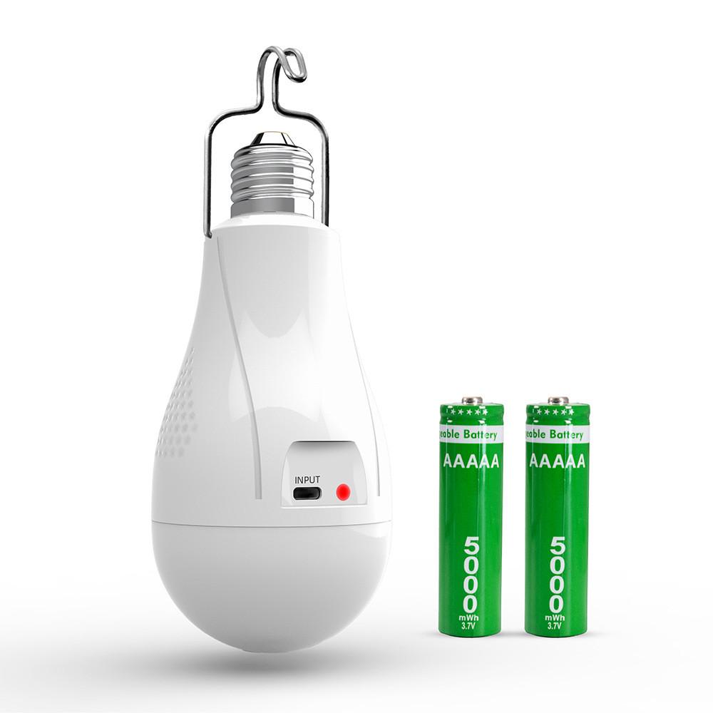 Лампочка аварійна HP-5-32 на акумуляторах для патрона з гачком E27 (7297) - фото 4