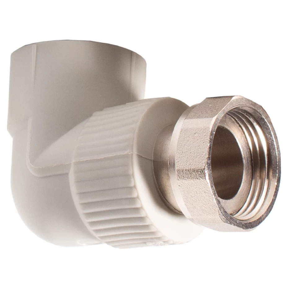 Коліно REIGER 6546963 з накидною гайкою 20х1/2" 90° (AKD45554) Коліно REIGER 6546963 з накидною гайкою 20х1/2" 90° (AKD45554)