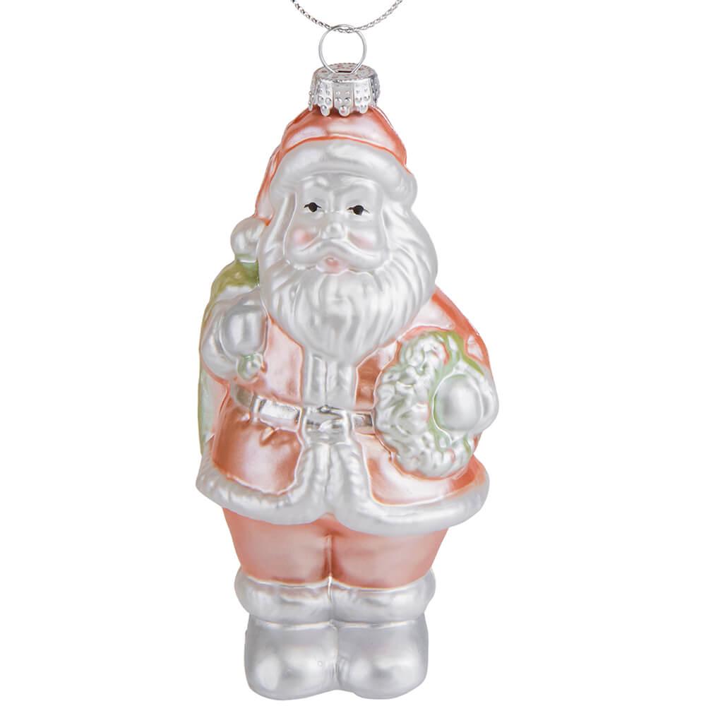 Іграшка на ялинку Elisey Санта Клаус Срібний (NH-106-K-166)