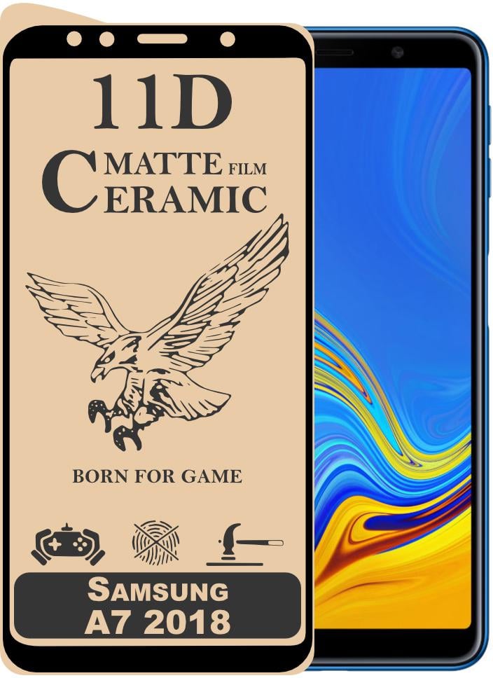 Захисна плівка керамічна Ceramic для Samsung Galaxy A7 2018 A750 матова (16854)