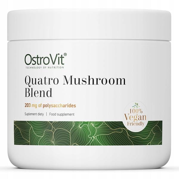 Суміш чотирьох грибів OstroVit Quatro Mushroom Blend 100 г