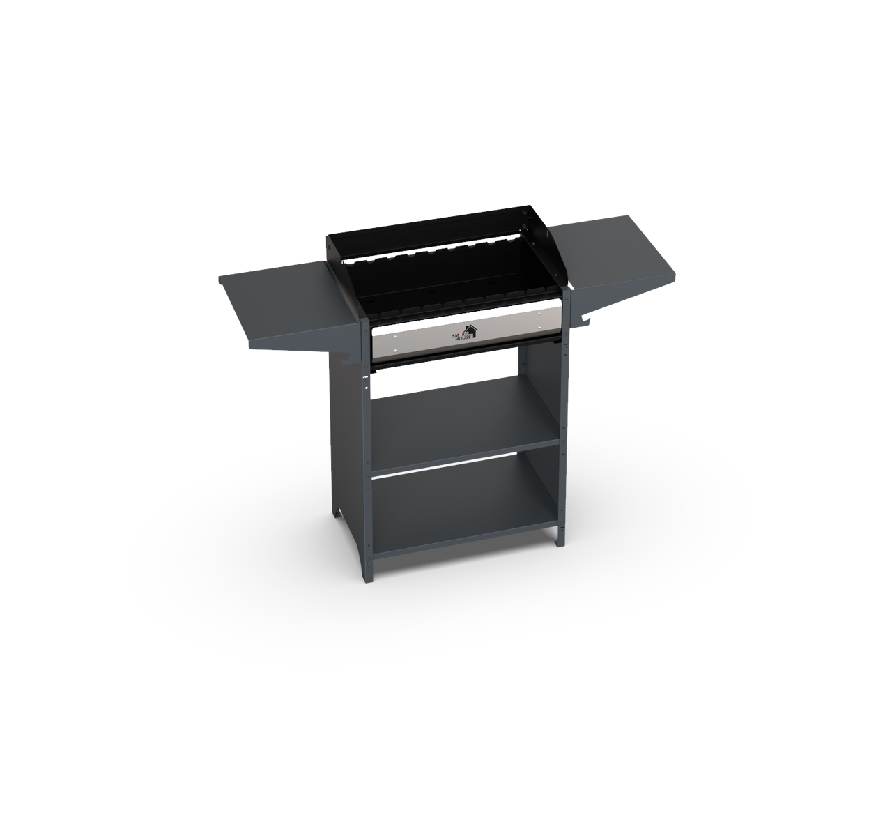 Мангал Smoke House High Tech 600 1330х400х900 мм на 9 шампурів з решітками та вітрозахистом (27860557) - фото 5 Мангал Smoke House High Tech 600 1330х400х900 мм на 9 шампурів з решітками та вітрозахистом (27860557) - фото 5