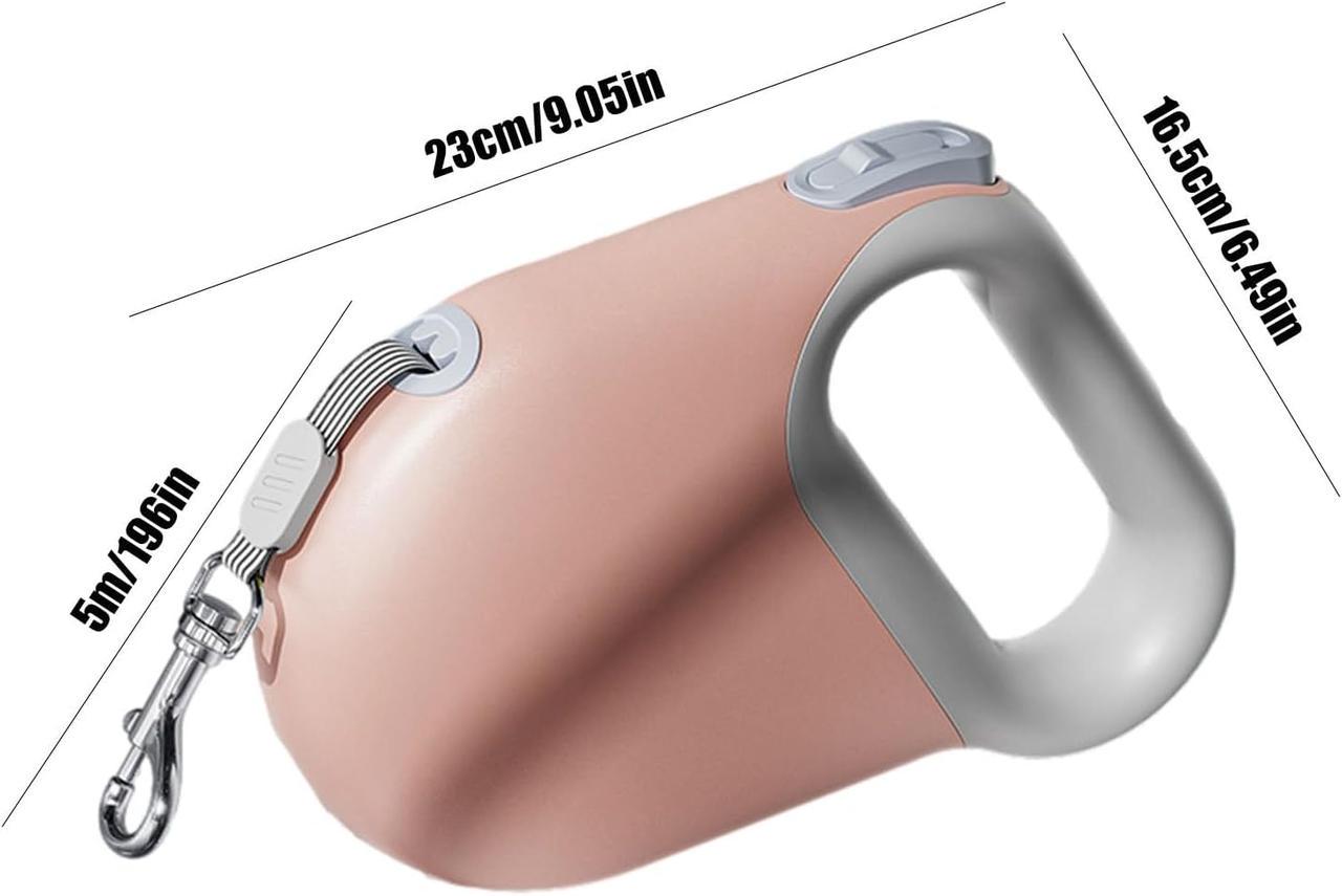 Повідець-рулетка для вигулу собак Kimpets 5 м Рожевий (2451738120) - фото 2 Повідець-рулетка для вигулу собак Kimpets 5 м Рожевий (2451738120) - фото 2