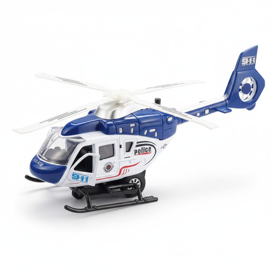 Игрушечный галикоптер полицейский Emergency 911 инерционный со светом и звуком (56181) Игрушечный галикоптер полицейский Emergency 911 инерционный со светом и звуком (56181)