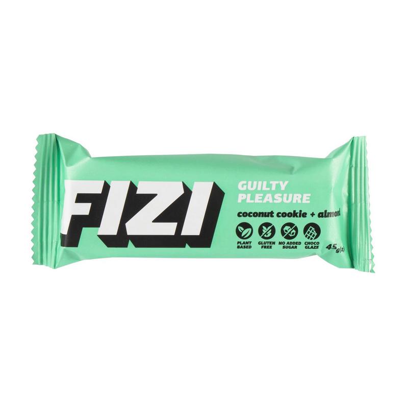 Протеиновый батончик без белого сахара Fizi Guilty Pleasure Bar 45 г Кокосове печиво/Миндаль